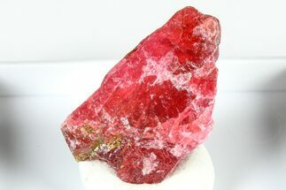 Striking Cherry-Red Rhodonite Specimen - Brazil #379799