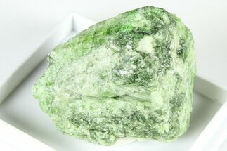 Lustrous Green Chrome Diopside - Minas Gerais, Brazil #379967