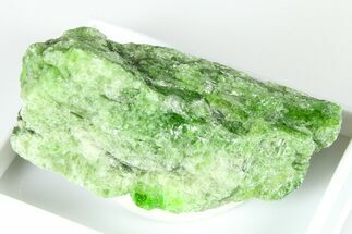 Lustrous Green Chrome Diopside - Minas Gerais, Brazil #379968