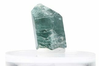 Lustrous Blue-Green Fluorapatite Crystal - Russia #380221