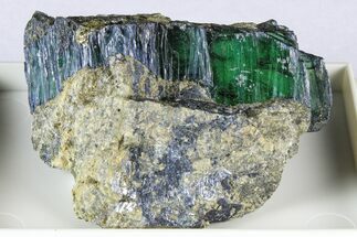 Translucent Blue-Green Vivianite Crystals - Romania #380207