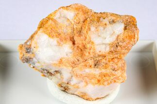 Vibrant Orange Tinzenite Specimen - Switzerland #380375
