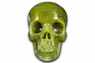 Realistic Jade (Nephrite) Skull #382099