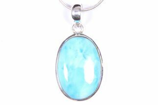 Stunning Larimar Pendant (Necklace) - Sterling Silver #382312