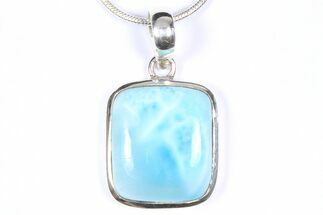 Stunning Larimar Pendant (Necklace) - Sterling Silver #382318