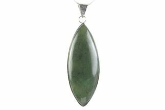 Polished Jade (Nephrite) Pendant - Afghanistan #376930