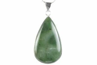 Polished Jade (Nephrite) Pendant - Afghanistan #376935