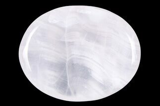 Polished Manganoan Calcite Worry Stones - Fluorescent! #383366