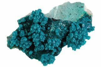 Vibrant Teal Chrysocolla Formation - Peru #384667