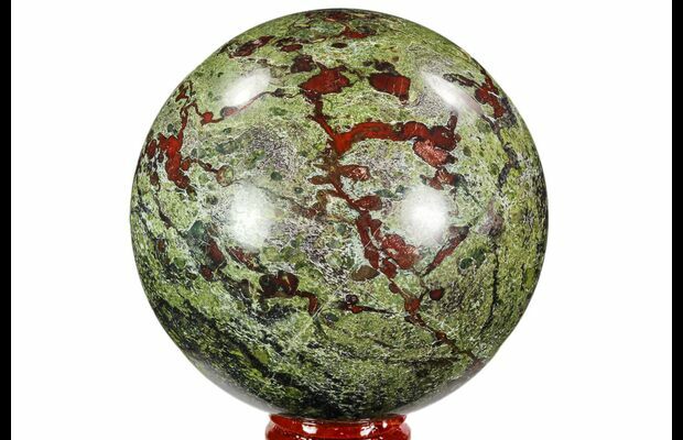 3 2 Polished Dragon S Blood Jasper Sphere South Africa For Sale Fossilera Com